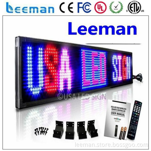 full color HD LED video display screen screen electronic programmable led message display board